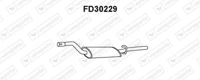 Endschalldämpfer Ford GRANADA II · Ford GRANADA Turnier