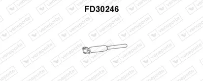 Frontschalldämpfer Ford SCORPIO I · Ford SIERRA I Hatchback · Ford SIERRA Turnier