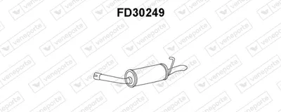 Endschalldämpfer Ford SCORPIO I
