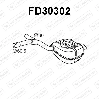 Endschalldämpfer Ford GALAXY II · Ford MONDEO IV Limousine · Ford MONDEO IV