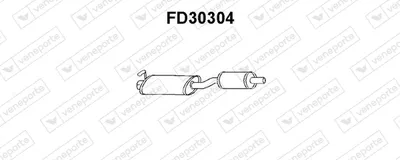 Hinterer Schalldämpfer Ford TRANSIT Bus · Ford TRANSIT Van