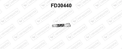 VENEPORT FD30440 Auspuffrohr