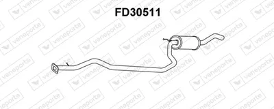 Frontschalldämpfer Ford FIESTA IV · Ford PUMA