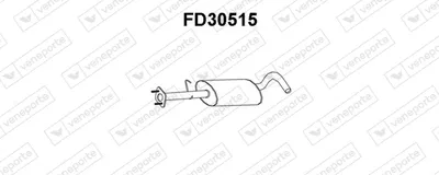 Vorne Schalldämpfer Ford TRANSIT Bus · Ford TRANSIT Van · Ford TRANSIT Plattform/Chassis