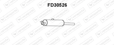 Vorne Schalldämpfer Ford TRANSIT Bus · Ford TRANSIT Van · Ford TRANSIT Plattform/Chassis