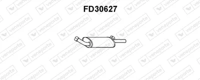 Endschalldämpfer Ford FIESTA III