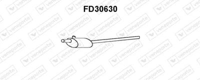 Vorne Schalldämpfer Ford TRANSIT Bus · Ford TRANSIT Van · Ford TRANSIT Plattform/Chassis