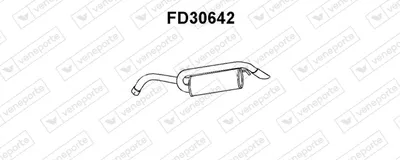 Schalldämpfer hinten Ford ESCORT V Turnier · Ford ORION III