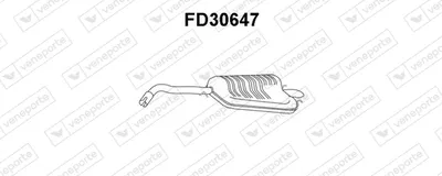 Endschalldämpfer Ford ESCORT V Limousine · Ford ORION III