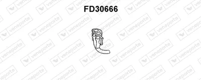 Auspuffrohr Ford FIESTA III · Ford FIESTA Rückschlag Van