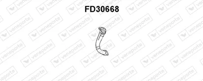 Auspuffrohr Ford FIESTA III