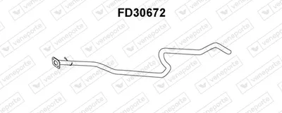Auspuffrohr Ford FIESTA IV
