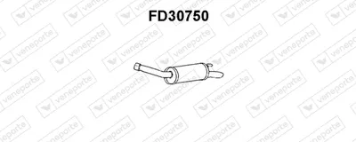Schalldämpfer hinten Ford SIERRA Turnier · Ford SIERRA II Turnier