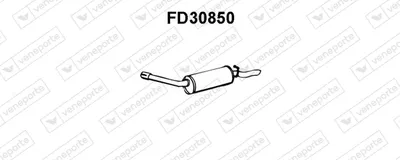 Endschalldämpfer Ford SCORPIO I
