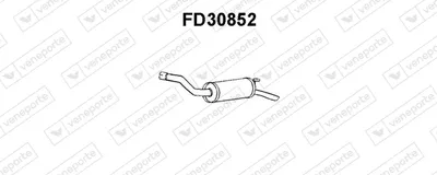 Hinterer Schalldämpfer Ford SIERRA II Rückschlag · Ford SIERRA II · Ford SIERRA I Rückschlag