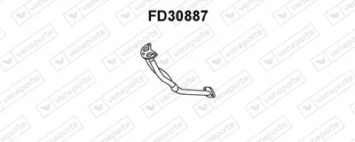 Auspuffrohr Ford SIERRA II Hatchback