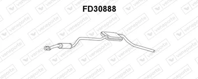 Frontschalldämpfer Ford SIERRA II Rückschlag · Ford SIERRA II · Ford SIERRA II Turnier