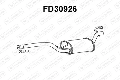 Frontschalldämpfer Ford FOCUS I · Ford FOCUS I Turnier · Ford FOCUS I Limousine