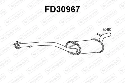 Endschalldämpfer Ford FOCUS C-MAX · Ford FOCUS II · Ford FOCUS II Turnier