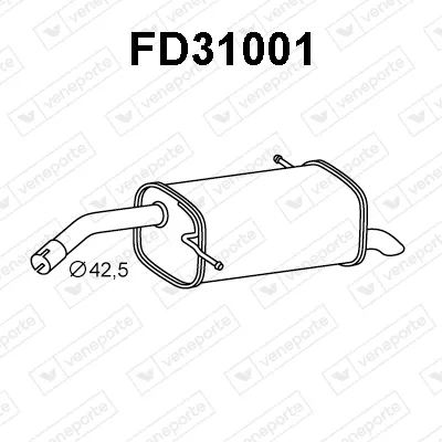 Endschalldämpfer Ford B-MAX · Ford B-MAX Van