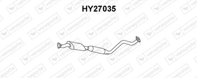 Frontschalldämpfer Hyundai LANTRA II Kombi · Hyundai LANTRA II