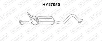 Hinterer Schalldämpfer Hyundai H100 Bus · Hyundai H100 Van