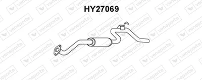Hinterer Schalldämpfer Hyundai H100 Bus · Hyundai H100 Van