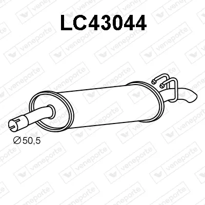 Endschalldämpfer Alfa Romeo 155 · Lancia DEDRA · Lancia DEDRA SW