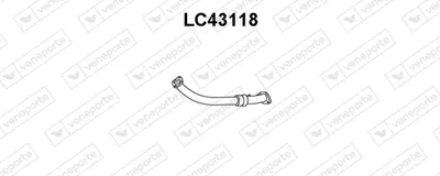 VENEPORTE LC43118 Auspuffrohr