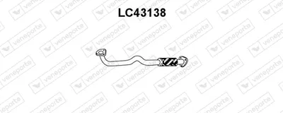 VENEPORTE LC43138 Auspuffrohr