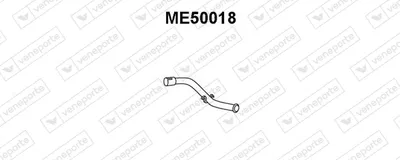 Auspuffrohr Mercedes-Benz T1 Plattform/Chassis