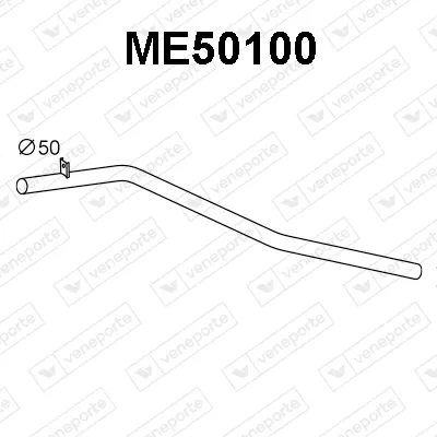 Abgasleitung Mercedes-Benz T1 Bus · Mercedes-Benz T1 Van · Mercedes-Benz T1 Plattform/Kasse
