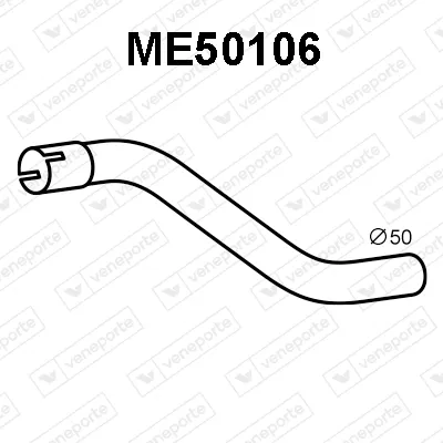 Abgasleitung Mercedes-Benz T1 Bus · Mercedes-Benz T1 Van · Mercedes-Benz T1 Plattform/Kasse