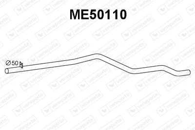 Hinterer Schalldämpfer Mercedes-Benz T1 Van · Mercedes-Benz T1 Plattform/Chassis · Mercedes-Benz T1/TN Van