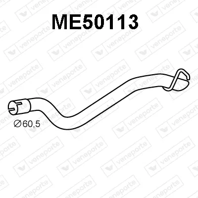 Abgasleitung Mercedes-Benz VIANO · Mercedes-Benz VITO Bus · Mercedes-Benz VITO / MIXTO Van