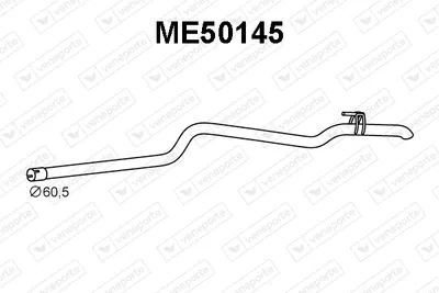 Abgasrohr Mercedes-Benz SPRINTER 2-t Plattform/Chassis · Mercedes-Benz SPRINTER 2-t Van · Mercedes-Benz SPRINTER 2-t Bus