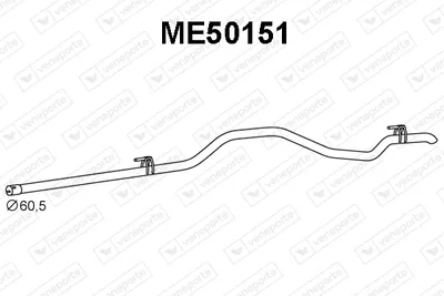Auspuffrohr Mercedes-Benz SPRINTER 4-t Bus · Mercedes-Benz SPRINTER 4-t Van · Mercedes-Benz SPRINTER 4-t Plattform/Chassis