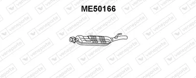 Vorne Schalldämpfer Mercedes-Benz C-CLASS