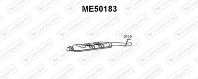 Vorne Schalldämpfer Mercedes-Benz C-CLASS