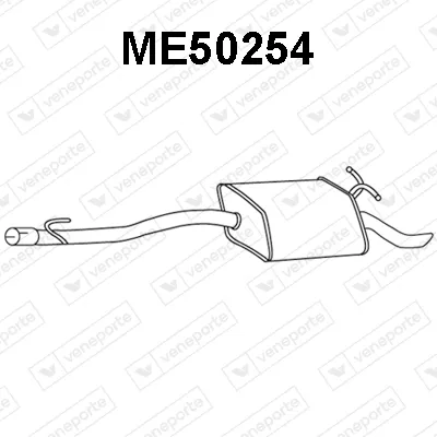 Endschalldämpfer Mercedes-Benz E-CLASS