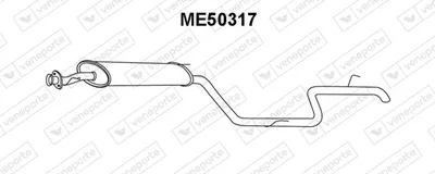 Hinterer Schalldämpfer Mercedes-Benz VITO Bus · Mercedes-Benz VITO Van