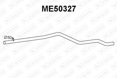 Abgasleitung Mercedes-Benz T1 Bus · Mercedes-Benz T1 Van · Mercedes-Benz T1 Plattform/Kasse