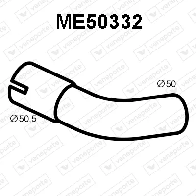 Abgasleitung Mercedes-Benz T1 Van · Mercedes-Benz T1/TN Van