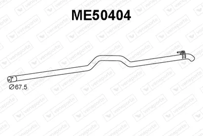 Auspuffrohr Mercedes-Benz SPRINTER 3-t Bus · Mercedes-Benz SPRINTER 3-t Van · Mercedes-Benz SPRINTER 3-t Plattform/Chassis