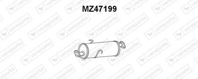 Hinterer Schalldämpfer Mazda E Van