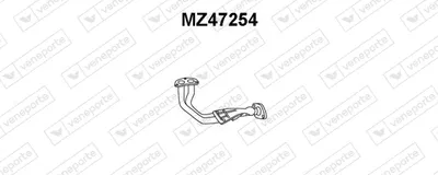 Auspuffrohr Mazda 626 III · Mazda 626 III Hatchback