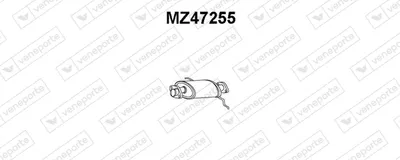 Vorderer Schalldämpfer Mazda 626 III Station Wagon · Mazda 626 III · Mazda 626 III Hatchback
