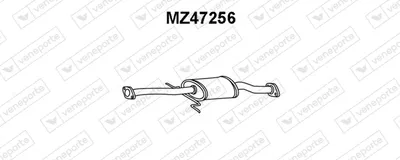 Zentrum Schalldämpfer Mazda 626 III Station Wagon · Mazda 626 III · Mazda 626 III Hatchback
