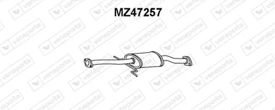 Zentrum Schalldämpfer Mazda 626 III · Mazda 626 III Hatchback