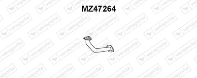 Auspuffrohr Mazda 323 C V · Mazda MX-3